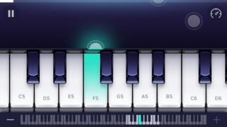 リズムゲーム「ピアノ」鍵盤プレイモード